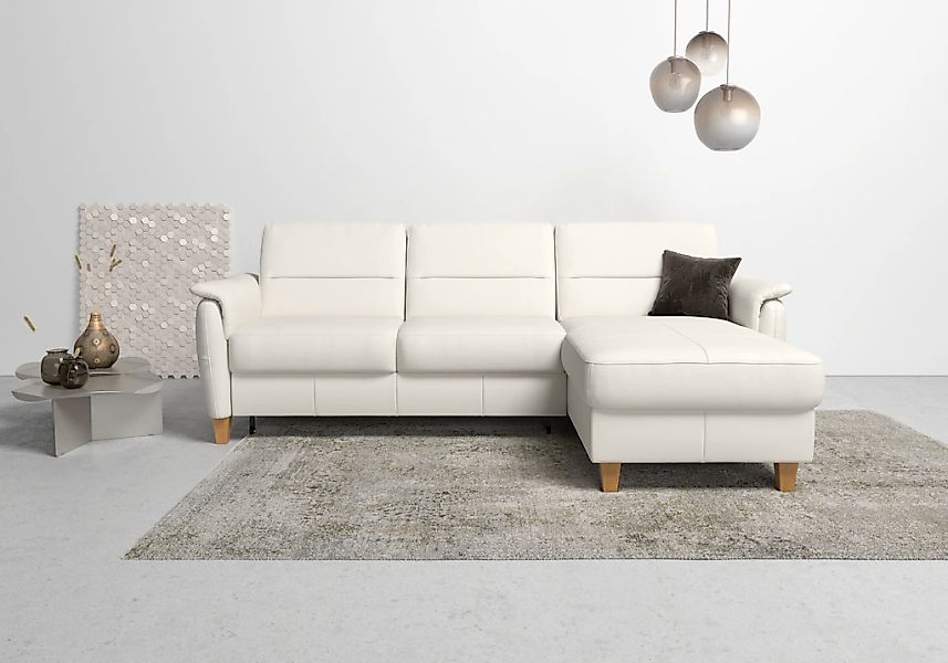 Home affaire Ecksofa "Palmera L-Form, B: 244 cm" optional Bettfunktion & Be günstig online kaufen