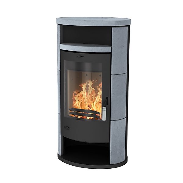Fireplace Alicante Kaminofen Speckstein Schwarz 8 kW günstig online kaufen