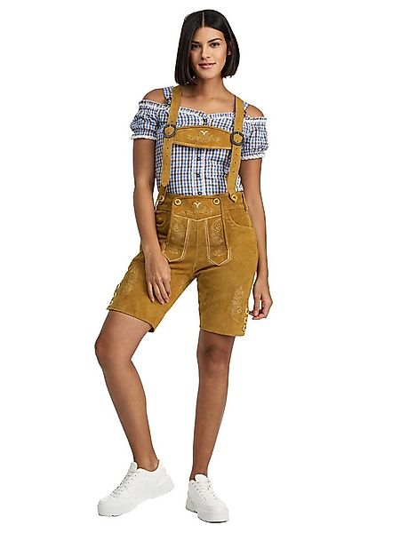 Steigenhöfer Manufaktur Trachtenlederhose Lederhose Damen Shorts - 100% Rin günstig online kaufen