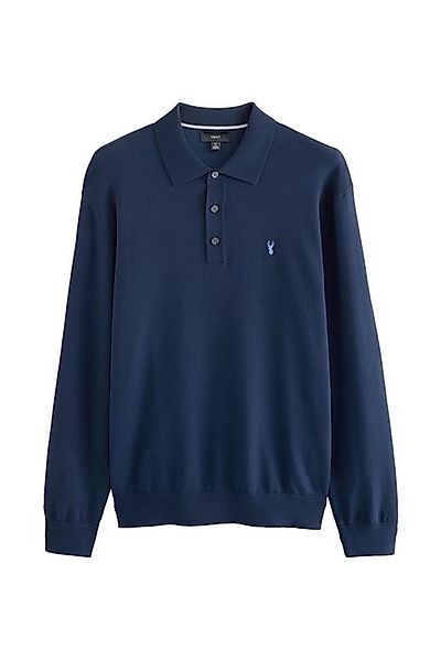 Next Langarm-Poloshirt Langärmeliges Regular Fit Poloshirt günstig online kaufen