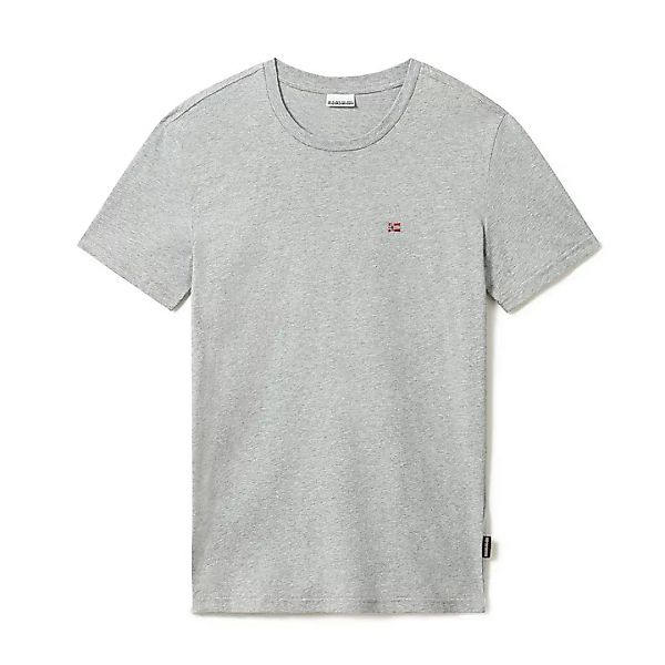Napapijri Salis C 1 Kurzärmeliges T-shirt XS Medium Grey Melange günstig online kaufen