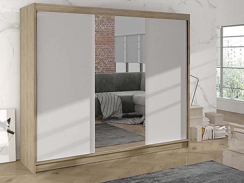MIRJAN24 Kleiderschrank Derby I Schwebetürenschrank mit günstig online kaufen