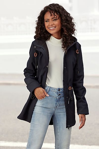 vivance active Softshelljacke mit Kordelzug an günstig online kaufen
