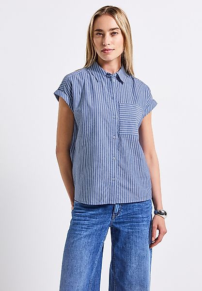 STREET ONE Hemdbluse aus Baumwolle mit günstig online kaufen