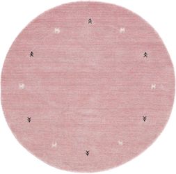 carpetfine Wollteppich "Gabbeh Uni" rund 15 mm Höhe reine Wolle handgewebt, günstig online kaufen