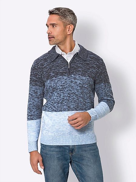 Sieh an! Strickpullover Polopullover . günstig online kaufen