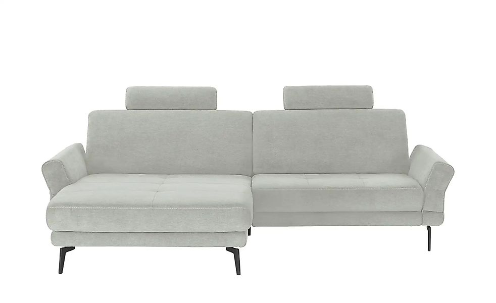 meinSofa Ecksofa  Mike ¦ silber ¦ Maße (cm): B: 251 H: 86 T: 216.0 Polsterm günstig online kaufen