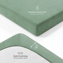 Blumtal Spannbettlaken Frottee Spannbettlaken Bettlaken, Frottee, günstig online kaufen