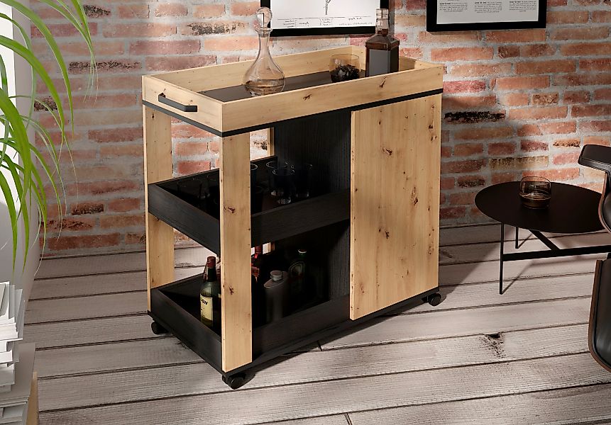 FORTE Barschrank "Homebar", Höhe ca. 88,5 cm günstig online kaufen