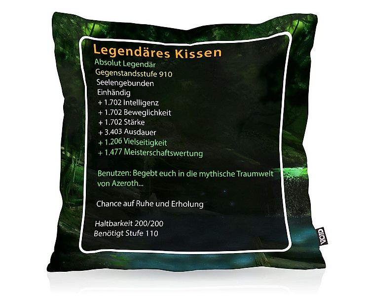 VOID Kissenbezug, Legendäres Outdoor gamer mythisch wow legendär günstig online kaufen