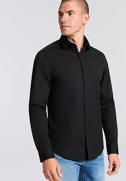 Calvin Klein Businesshemd SLIM ESNTL POPLIN NOS STR SLD Mit Monogramm-Stick günstig online kaufen