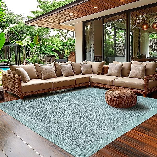 SIMPEX24 Outdoorteppich Unicolor, Rechteckig, Höhe: 3 günstig online kaufen
