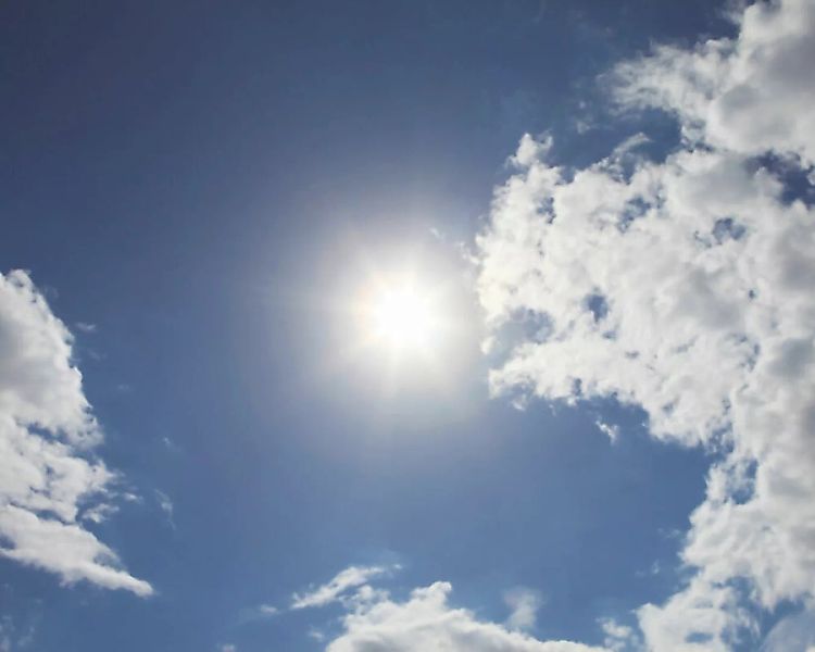 Fototapete "Himmel blau" 4,00x2,50 m / Glattvlies Perlmutt günstig online kaufen