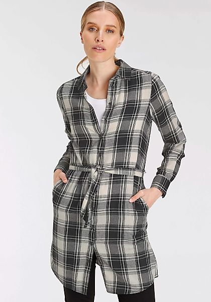 DELMAO Blusenkleid, in trendigem Karomuster - NEUE MARKE günstig online kaufen