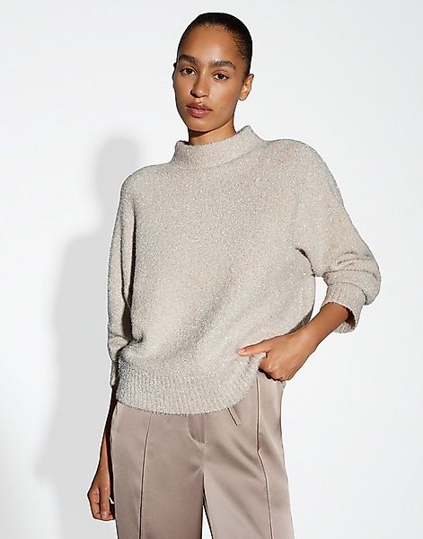 OPUS Strickpullover POSMIC Regular mit Glanz Effekt günstig online kaufen