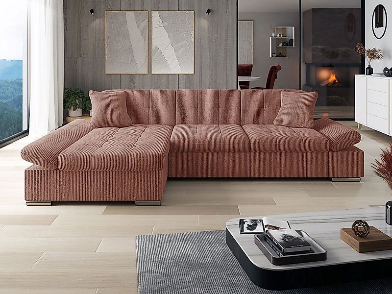 MIRJAN24 Ecksofa Malwi Cord, mit Schlaffunktion günstig online kaufen