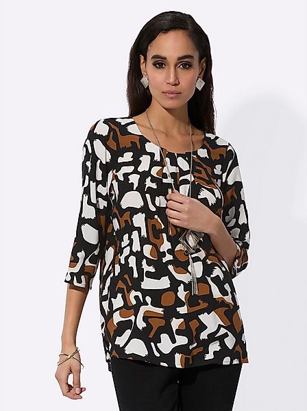 creation L Klassische Bluse Druck-Bluse 3/4-Arm günstig online kaufen