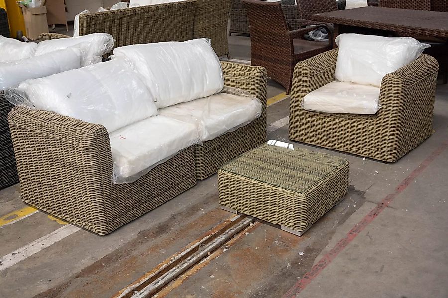 #HBM 2954: Sofa & Sessel Marbella + Tisch Ariano 5mm-natura günstig online kaufen