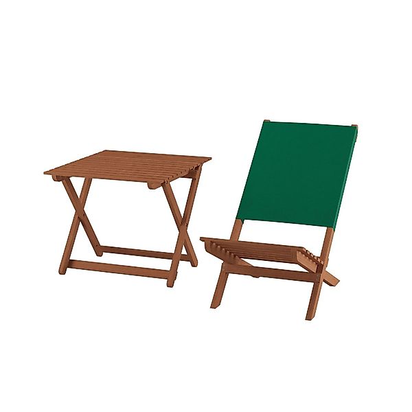 Erst-Holz Anglerstuhl Gartenstuhl Klappstuhl Grüner Bezug Buche Massiv 10-3 günstig online kaufen