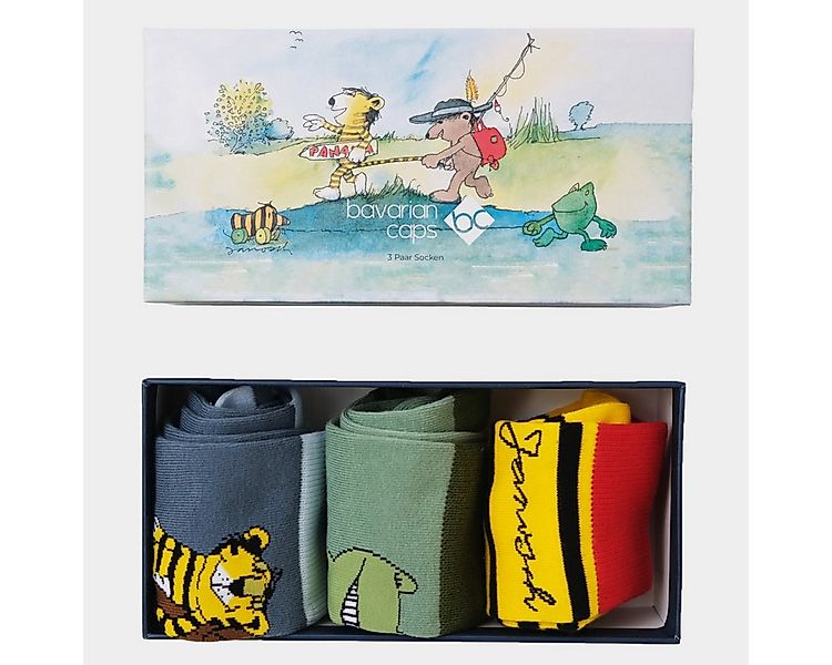 Bavarian Caps Freizeitsocken Bavarian Caps Sockenbox Janosch (Freizeitsocke günstig online kaufen