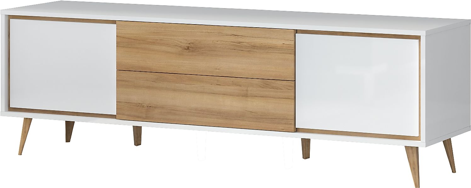 Home affaire TV-Board »Vida« (H/B/T): 58/180/47cm, UV lackiert, hochglänzen günstig online kaufen