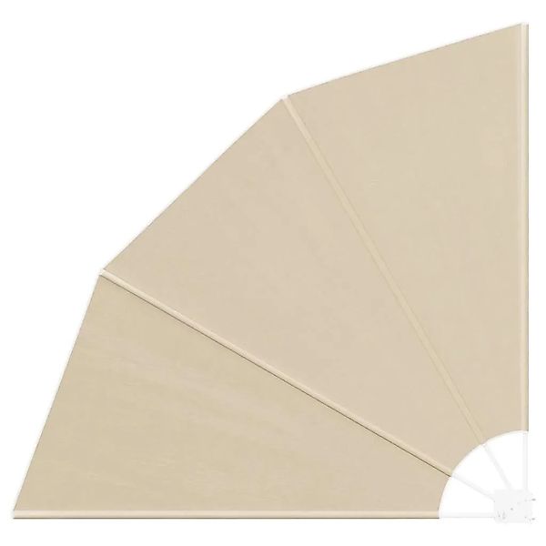 vidaXL Balkon Sichtschutz Beige 160 x 160 cm Polyester 42000916 günstig online kaufen
