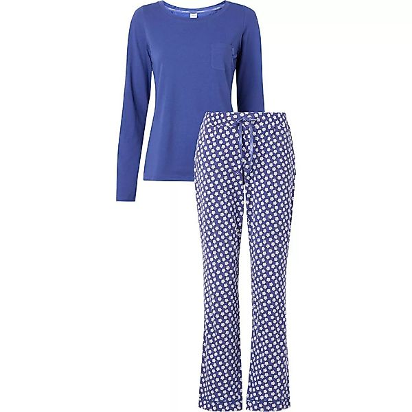 Calvin Klein Underwear Langarm-set Pyjama M Dreamy Star / Soft Grape günstig online kaufen