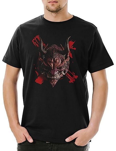 Urban Backwoods Print-Shirt Hannya Mask III Herren T-Shirt Samurai Warrior günstig online kaufen