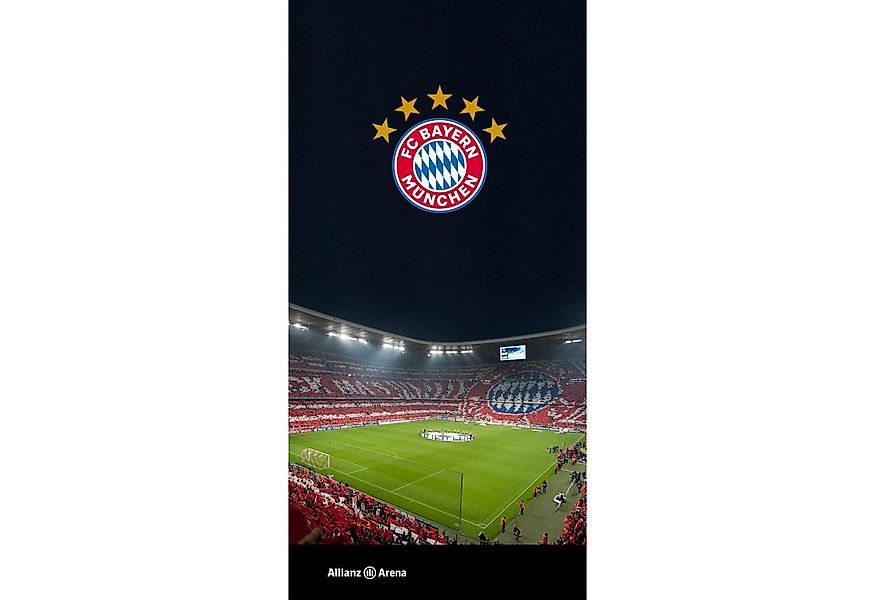 BERONAGE Strandtücher FC Bayern München Badetuch Allianz Arena 75x150 cm St günstig online kaufen