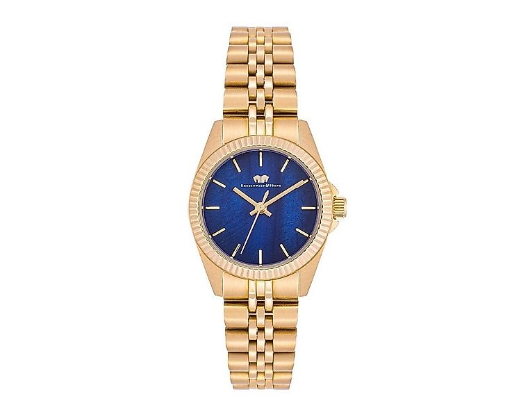 Rhodenwald & Söhne Quarzuhr Cassina gelbgold, mit Edelstahl-Armband günstig online kaufen