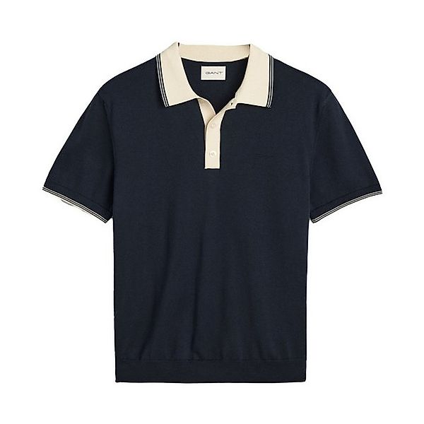 Gant Poloshirt 8030237 Herren Poloshirt in dezenter Strickstruktur günstig online kaufen