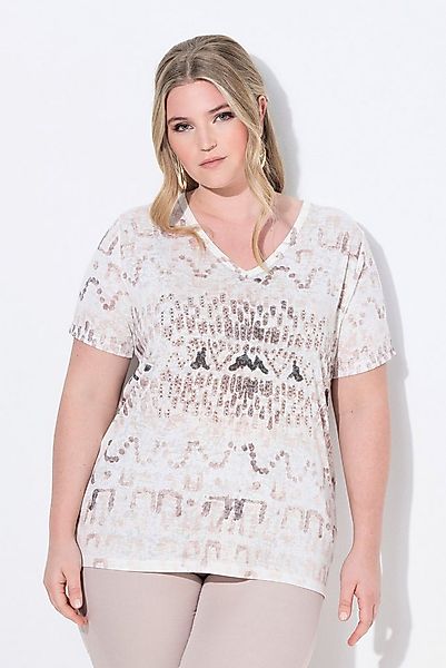 MIAMODA T-Shirt T-Shirt Komfort Fit Glitzersteinchen günstig online kaufen