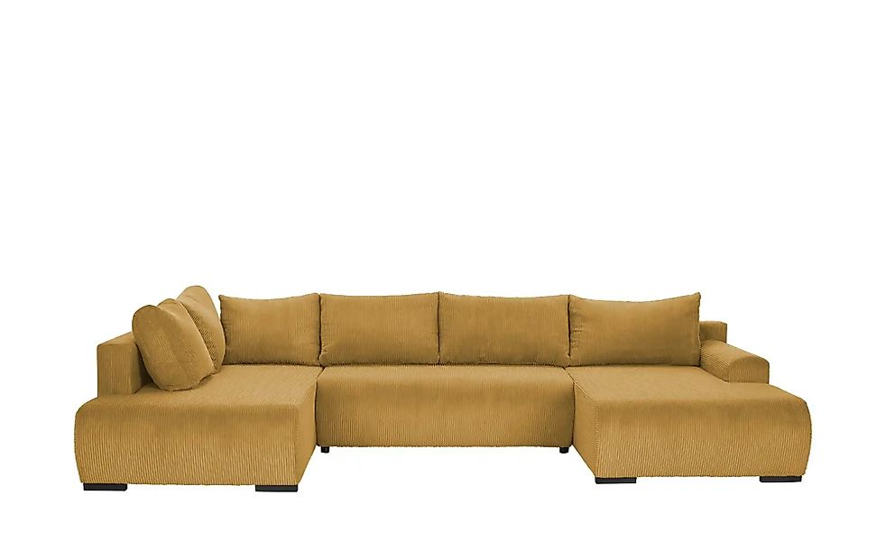 smart Wohnlandschaft  Nelly ¦ gelb ¦ Maße (cm): B: 345 H: 85 T: 202.0 Polst günstig online kaufen