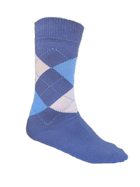 2er Pack Herren Socken Blau Kariert Gots günstig online kaufen