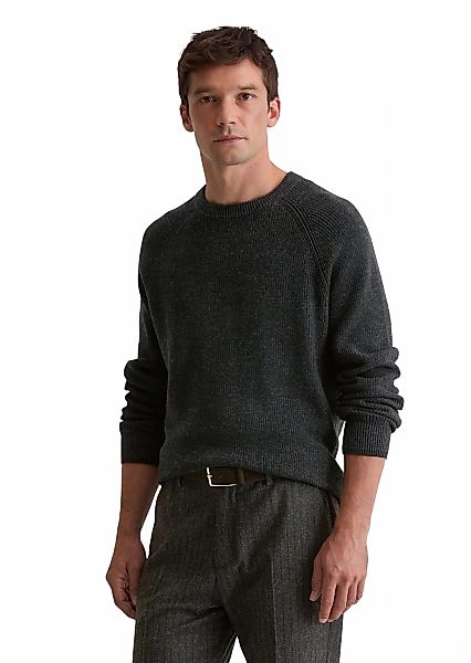 Marc OPolo Rundhalspullover "aus weichem Baumwoll-Schurwoll-Mix" günstig online kaufen