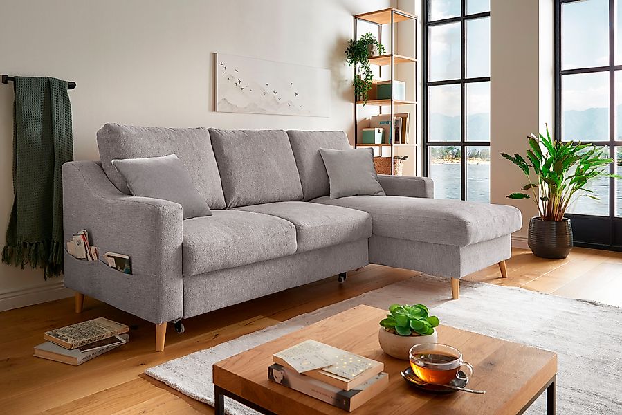 INOSIGN Ecksofa Valentina L-Form, 2 Zierkissen, günstig online kaufen