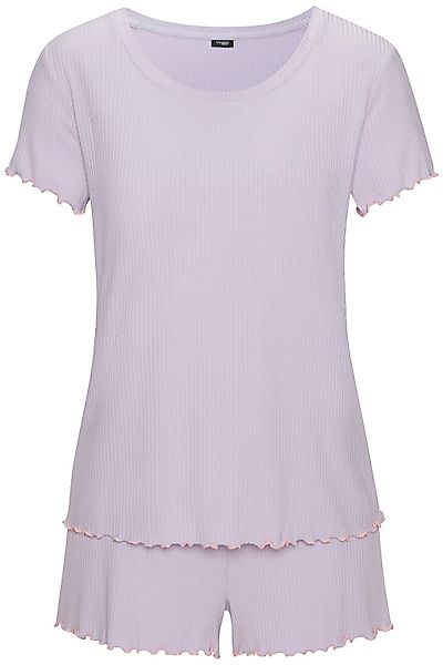 Vivance Dreams Shorty, (2 tlg.), mit süßem Babylock-Saum günstig online kaufen