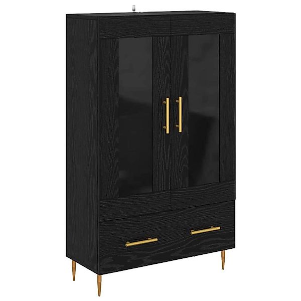 vidaXL Highboard Schwarz Eichen-Optik 69,5 x 31 x 115 cm 882516 günstig online kaufen