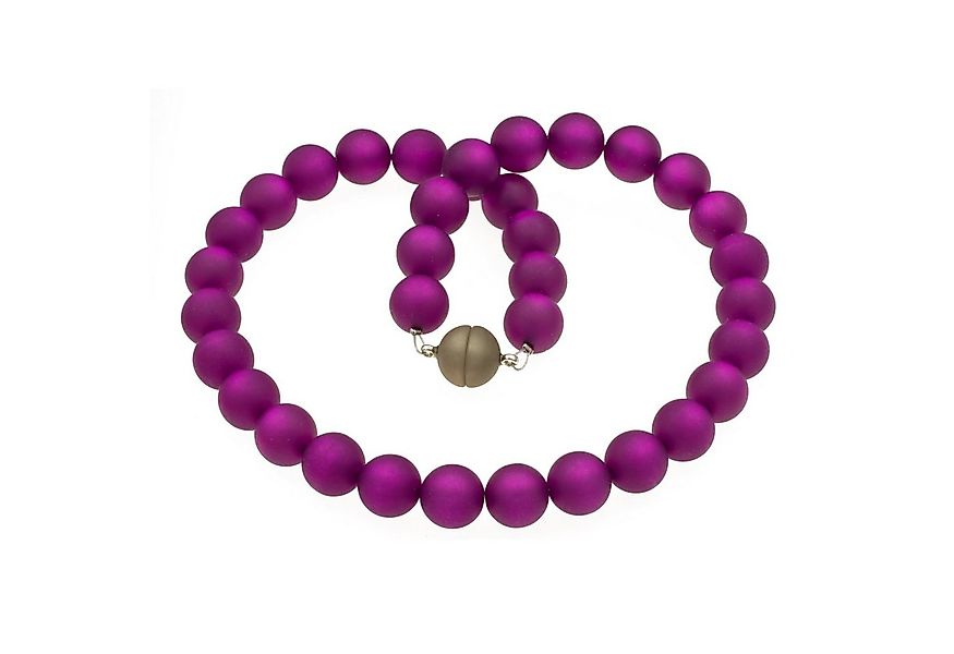 Bella Carina Perlenkette Polaris Perlen Ketten lila, 14 mm Perlen Magnetver günstig online kaufen