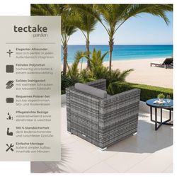 tectake Rattanstuhl Rattansessel (Set., 1 St), günstig online kaufen