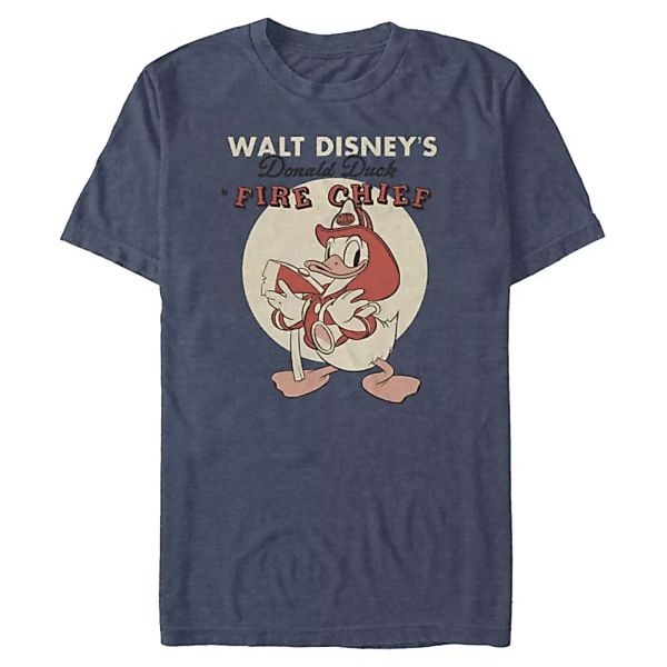 Disney - Micky Maus - Donald Duck Vintage Fireman Donald - Männer T-Shirt günstig online kaufen