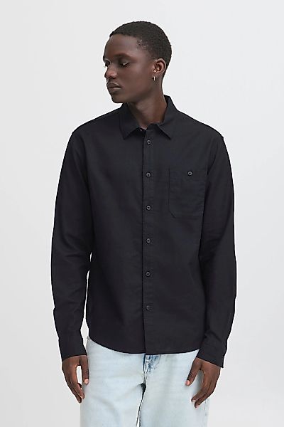 Blend Leinenhemd "BHBAY LINEN", Stilvolles Langarmhemd aus Leinenmix mit Br günstig online kaufen