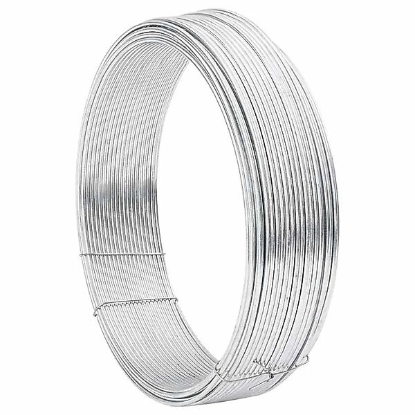 vidaXL Zaunbindedraht Silber 25 m Heißgetauchter Verzinkter Draht 42010297 günstig online kaufen