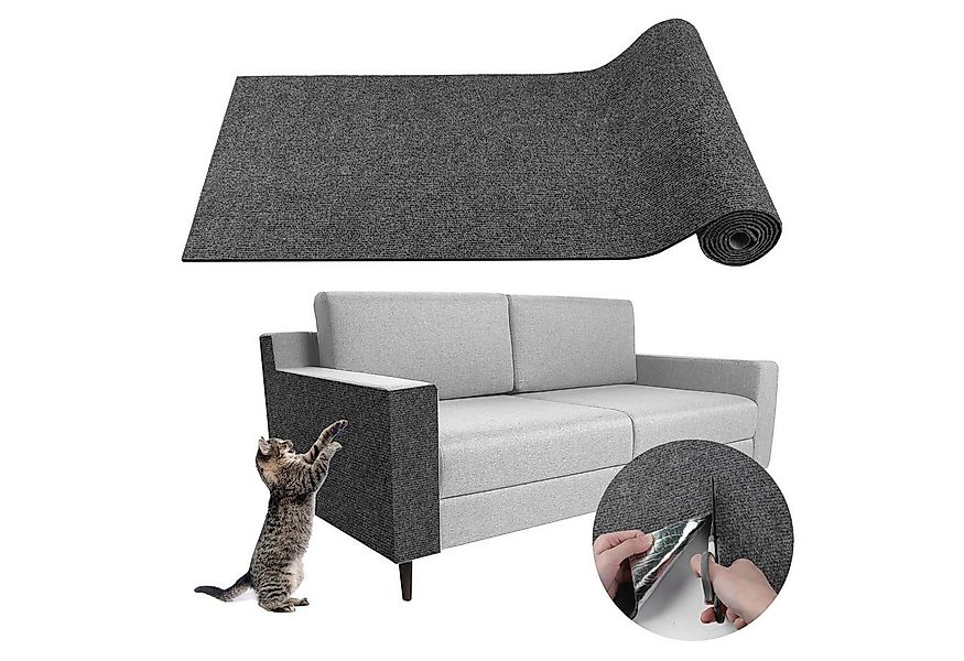 OKWISH Kratzmatte 100x40 CM Selbstklebend Kratzteppich Katze Wand, (Kratzfe günstig online kaufen