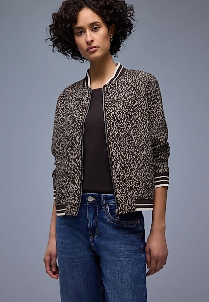 STREET ONE Blouson ohne Kapuze im Leo-Look günstig online kaufen