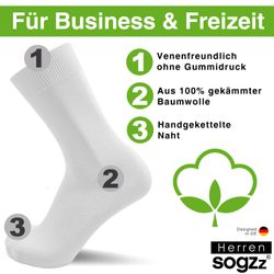 sogzz Businesssocken 6-12 Paar 100% Baumwolle günstig online kaufen