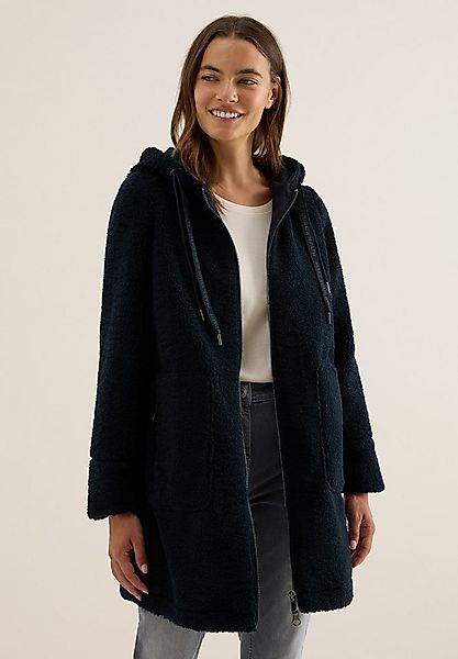 CECIL Fellimitatmantel mit Teddy-Futter und Teddy-Kapuze günstig online kaufen