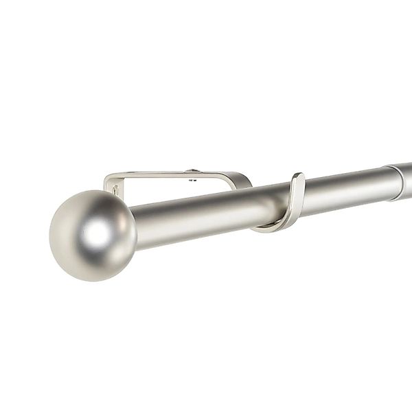 Deco-Raum Gardinenstangen Set Ausziehbar 1-Lauf Kugel Flexa Ø 16/19 mm 70-1 günstig online kaufen