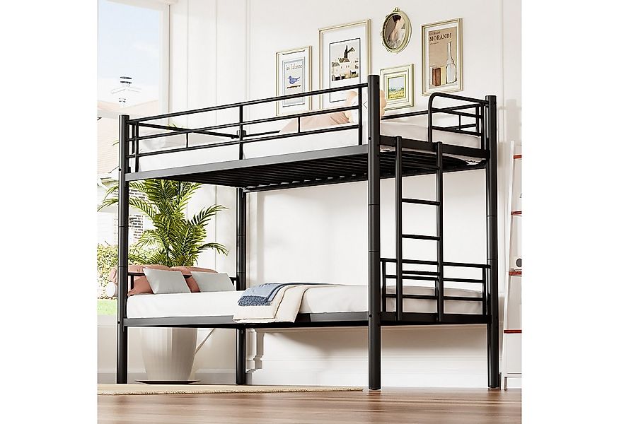 Drenice Etagenbett 90x200cm, kinderbetten 90x200cm, Eisenbett, Umbaubar zu günstig online kaufen