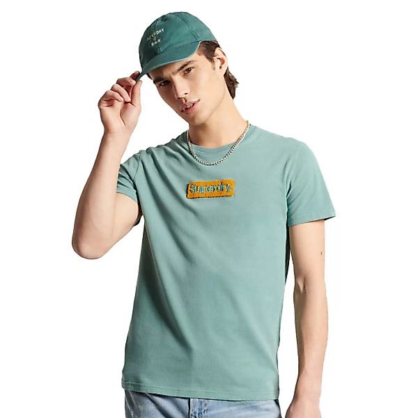 Superdry Core Logo Workwear 185 Kurzarm T-shirt XL Cerulean Dusk günstig online kaufen